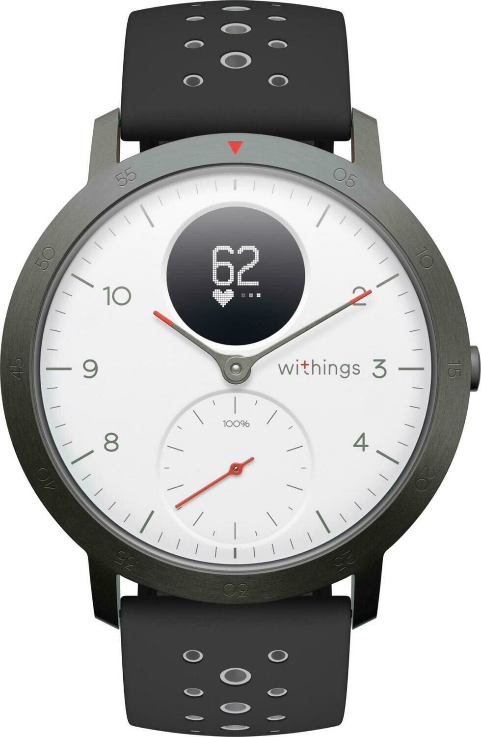 Withings Steel HR Sport Smart Watch (White/Black)