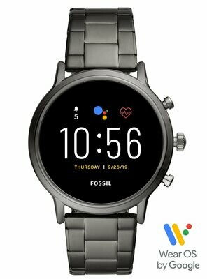 Fossil Gen 5 The Carlyle HR SMART Watch (Smoke Stainless Steel)