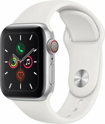 Apple Watch Series 5 40MM Silver Aluminium Case GPS + Cellular
