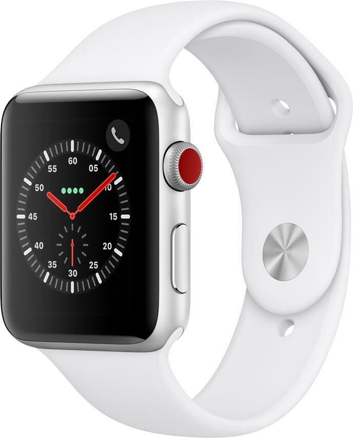 Apple Watch Series 3 42MM Silver Aluminium Case GPS + Cellular