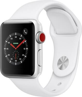 Apple Watch Series 3 38MM Silver Aluminium Case GPS + Cellular