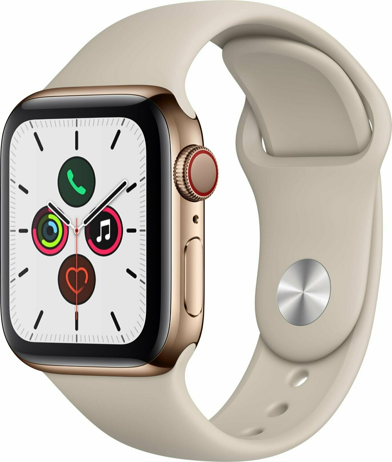 Apple Watch Series 5 40MM Gold Stainless Steel Case GPS + Cellular