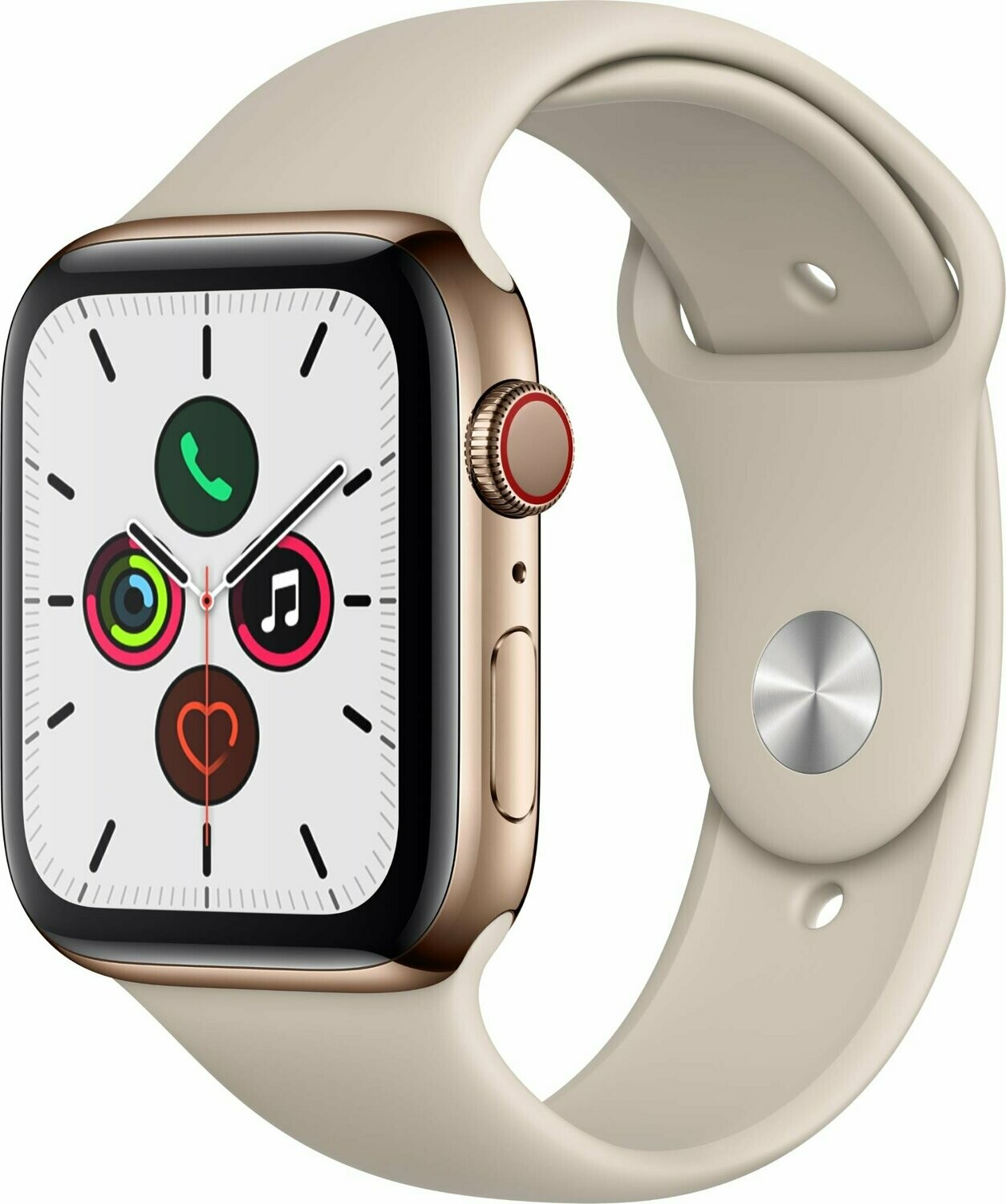 Apple Watch Series 5 44MM Gold Stainless Steel Case GPS + Cellular