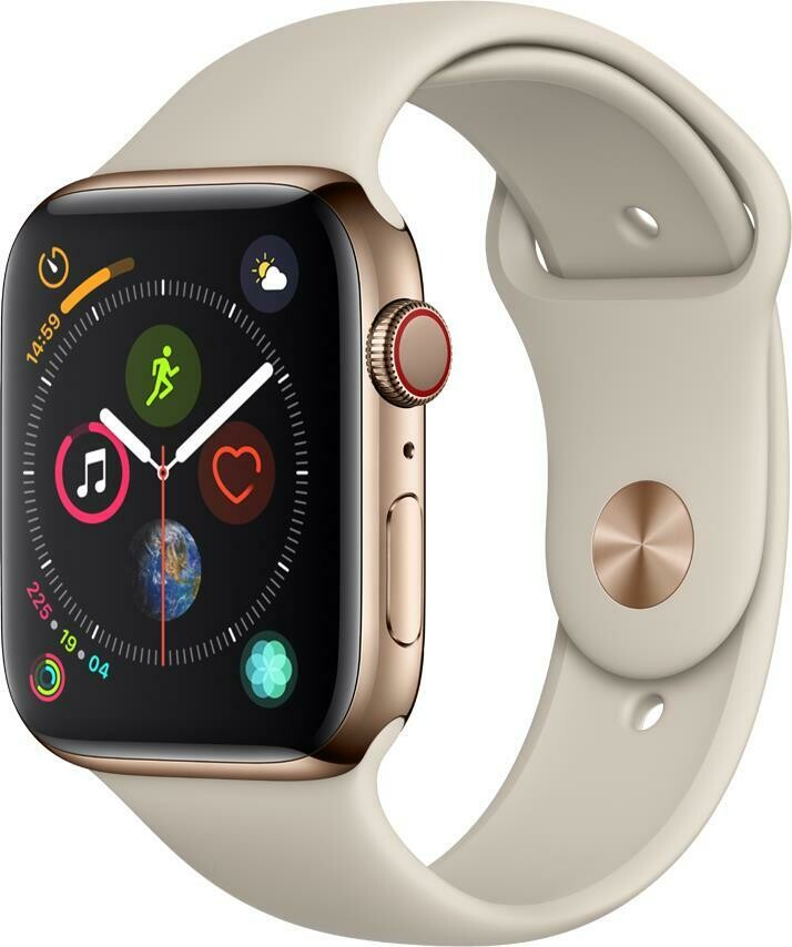 Apple Watch Series 4 44MM Gold Stainless Steel Case (GPS + Cellular)
