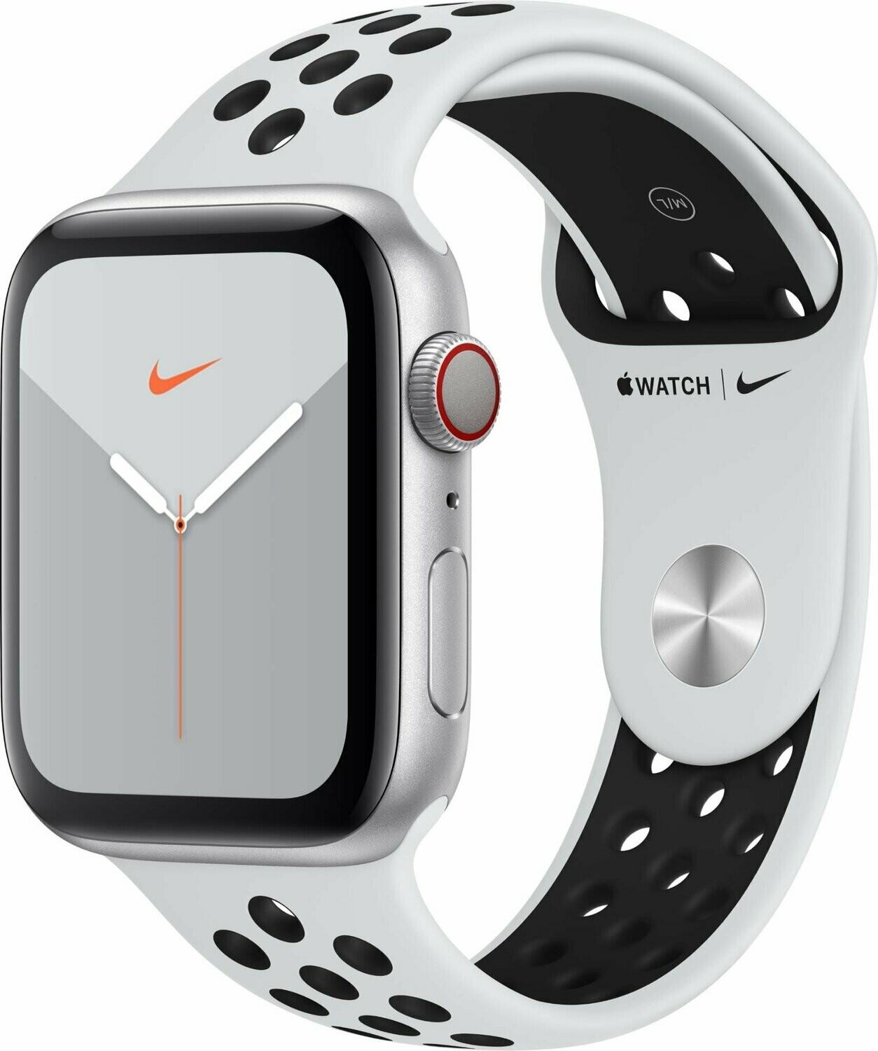 Apple Watch Nike Series 5 44MM Silver Aluminium Case GPS + Cellular