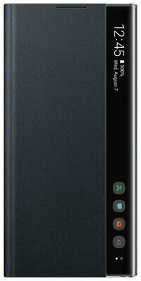 Samsung Clear View Cover for Galaxy Note 10+ (Black)