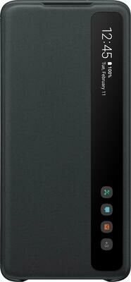 Samsung Smart Clear View Cover for Galaxy S20 Ultra (Black)