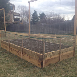 Small Garden Bed & Planting 4X4