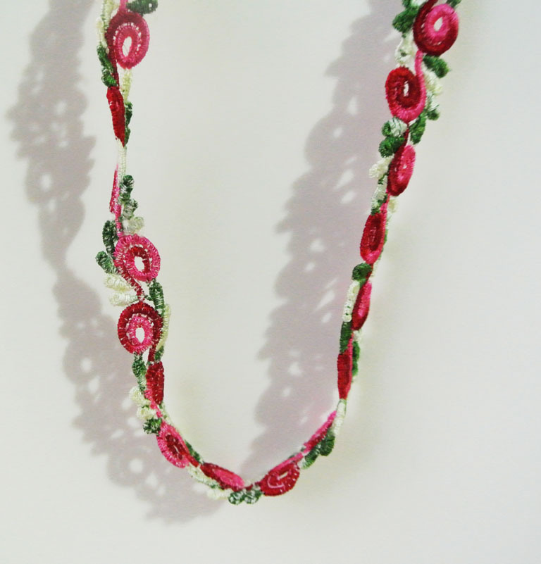 Lace rose flower elastic headband