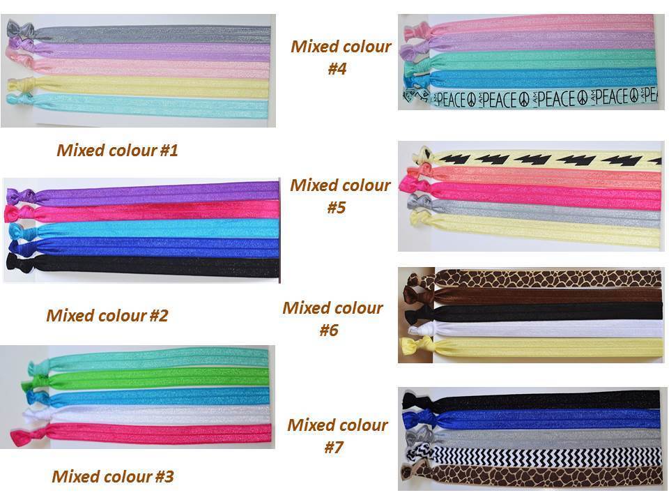 Pretty knotted elastic headbands