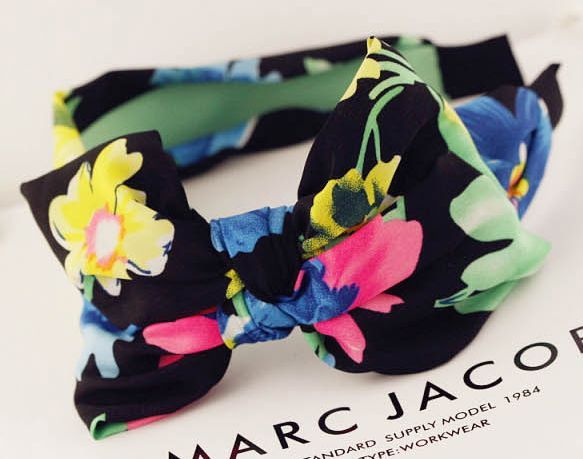 Forest summer flowers headband 00001