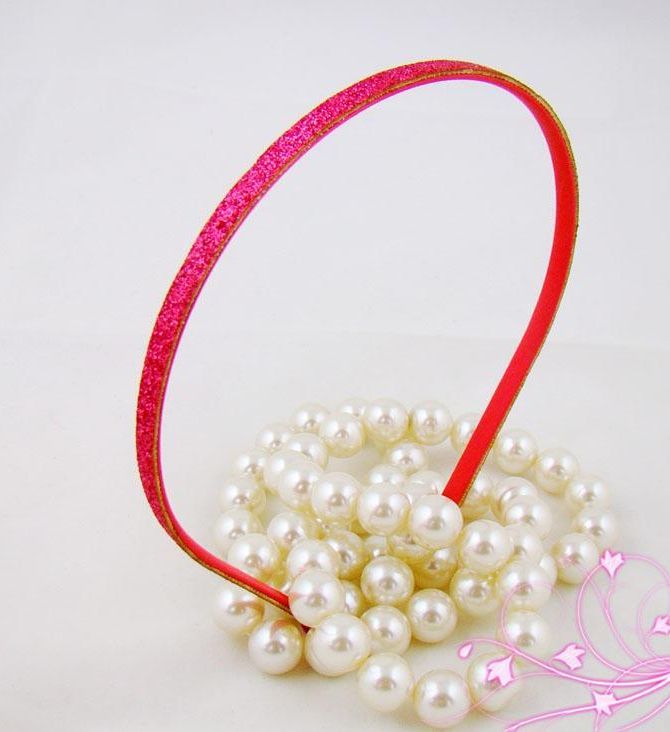 Thin glitter headband 00009
