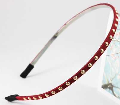 Round-rivet thin headband 00046