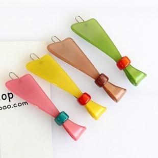 Sweet acrylic bow tie hair clip 00019