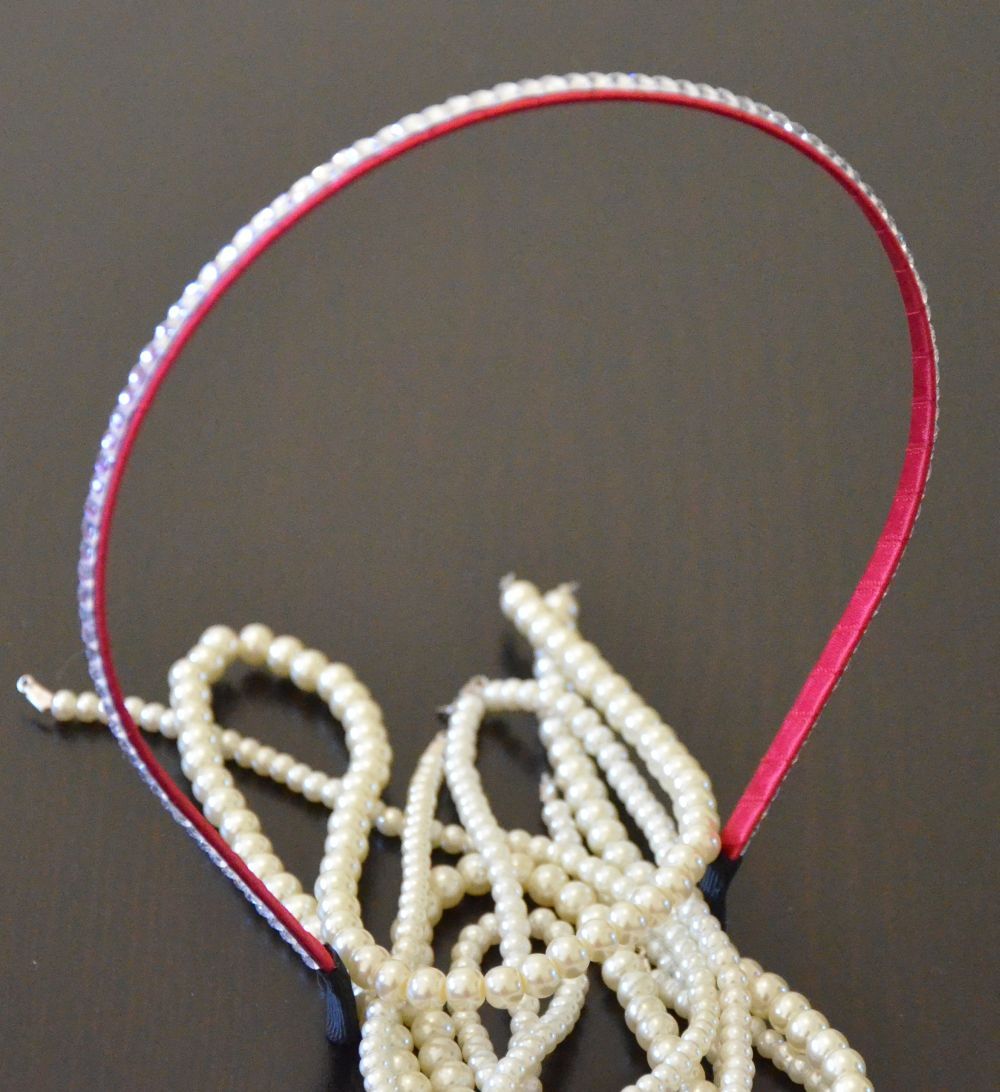 Pretty bling-bling headband