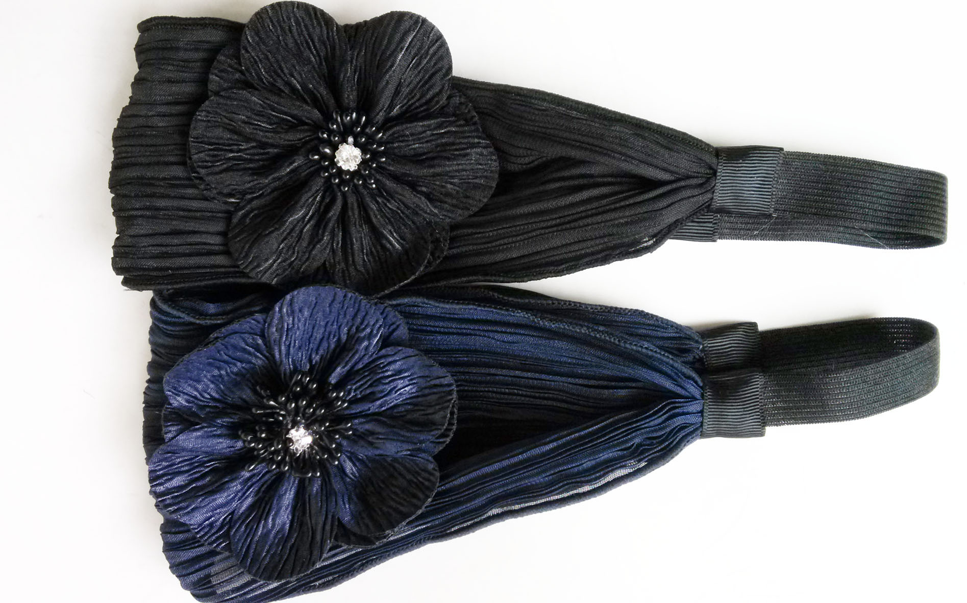 Camellia flower elastic headband 00415