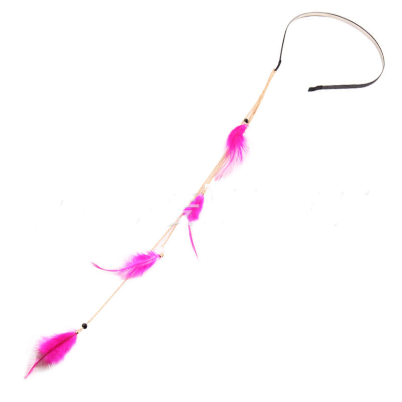 Feather chain headband 00650
