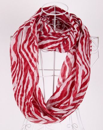 Zebra waves infinity scarf 00966