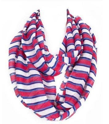 Rainbow striped infinity scarf Rainbow striped infinity scarf