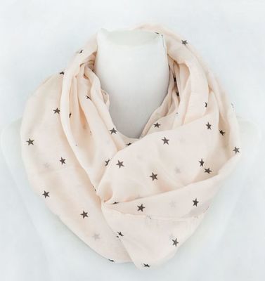 Light pink little stars infinity scarf Light pink little stars infinity scarf