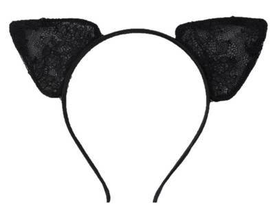 New black lace cat ears headband New black lace cat ears headband