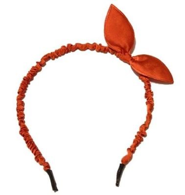 Satin-ribbon cute bunny ears headband Satin-ribbon cute bunny ears headband