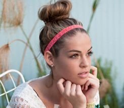 Pretty knotted elastic headbands 00261