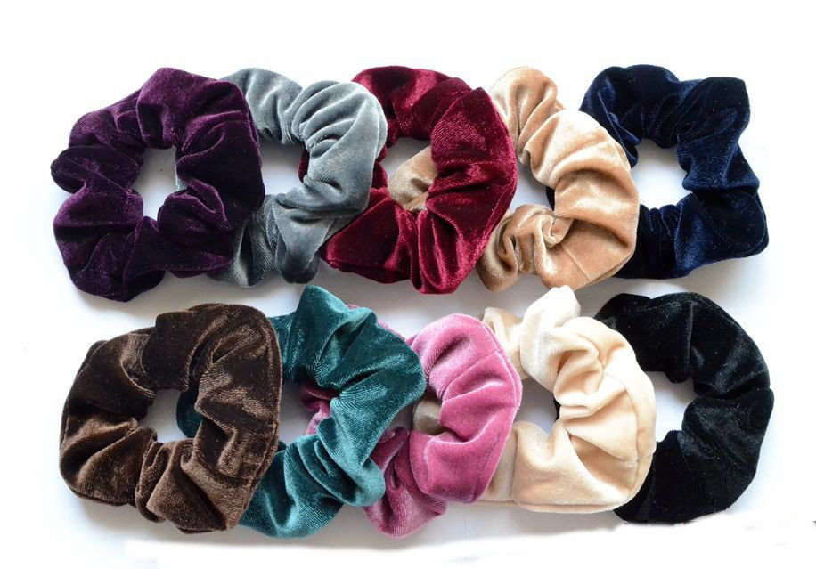 Smooth velvet scrunchies 01515