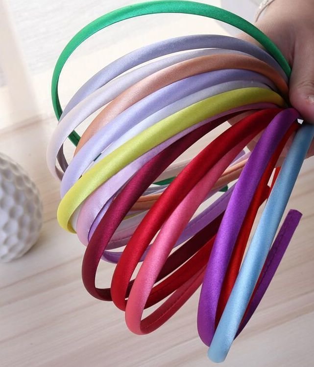 Slim satin headband 01527