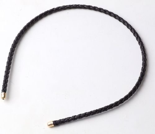 Faux-leather thin headband 01536