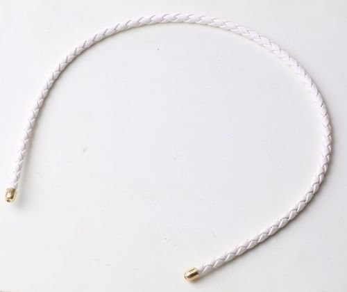 Faux-leather thin headband