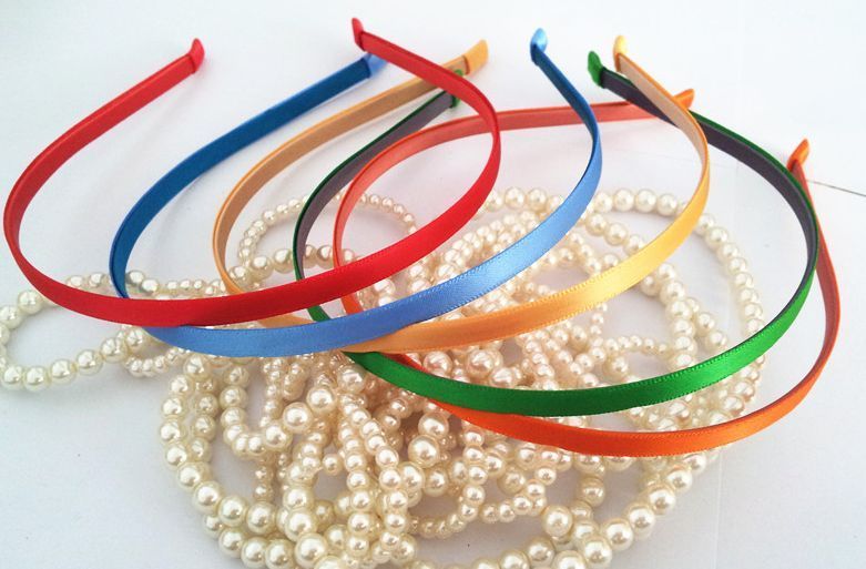 5mm satin-ribbon headband 00016