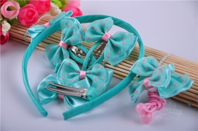 1 set (7 pieces) kids hair accessory 1 set (7 pieces) kids hair accessory