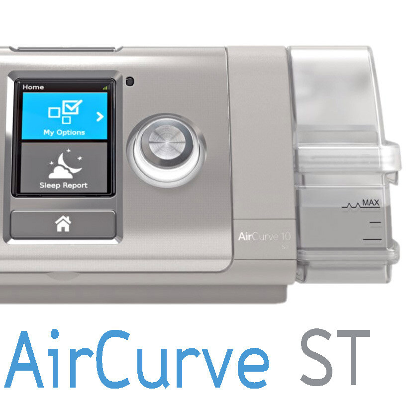 Equipo Binivel Vpap Aircurve 10 St Resmed Con Humidificador