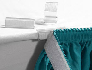 3/4" Table Skirt Velcro Clip 00025