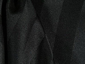 Linens For Less 60"by 60" Square in black Poly Stripe Linens For Less 60"by 60" Square in black Poly Stripe