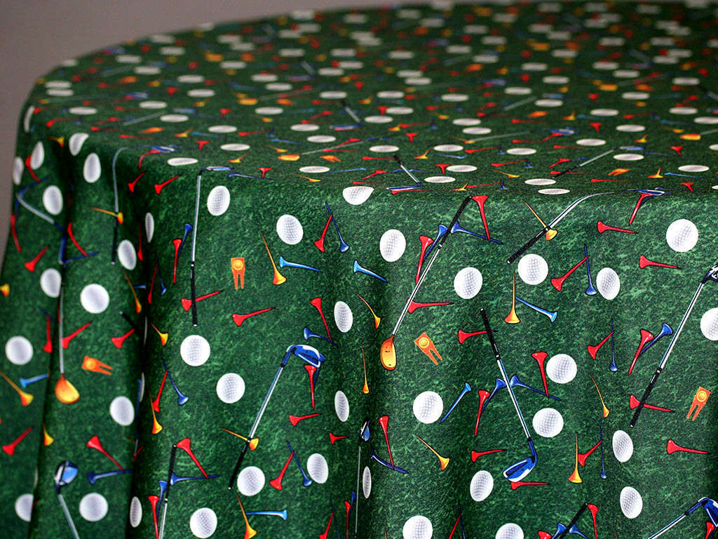 Golf Print Fabric Swatch 01964