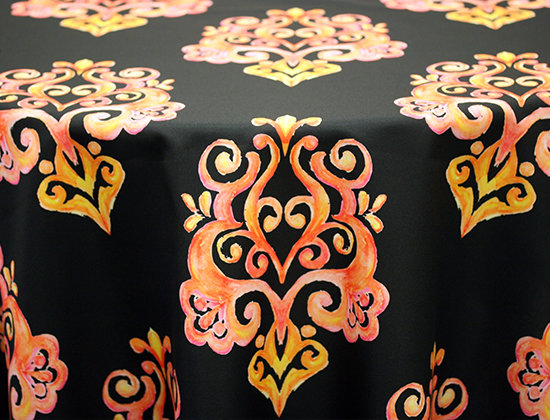 Orange over Black