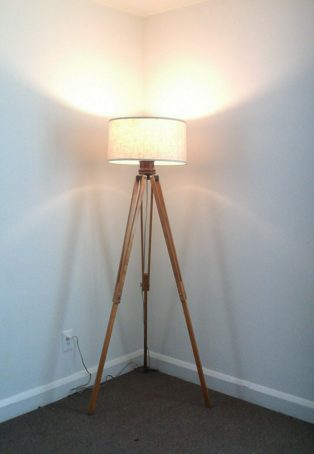 Upscaled Surveyor S Tripod Floor Lamp With Shade Store Merrell
