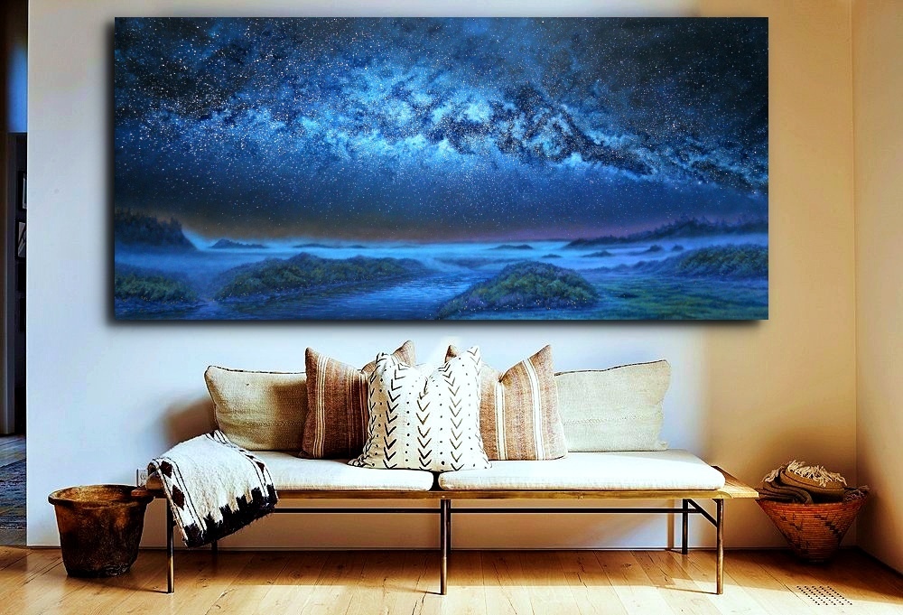 As Above - So Below Giclee on Canvas