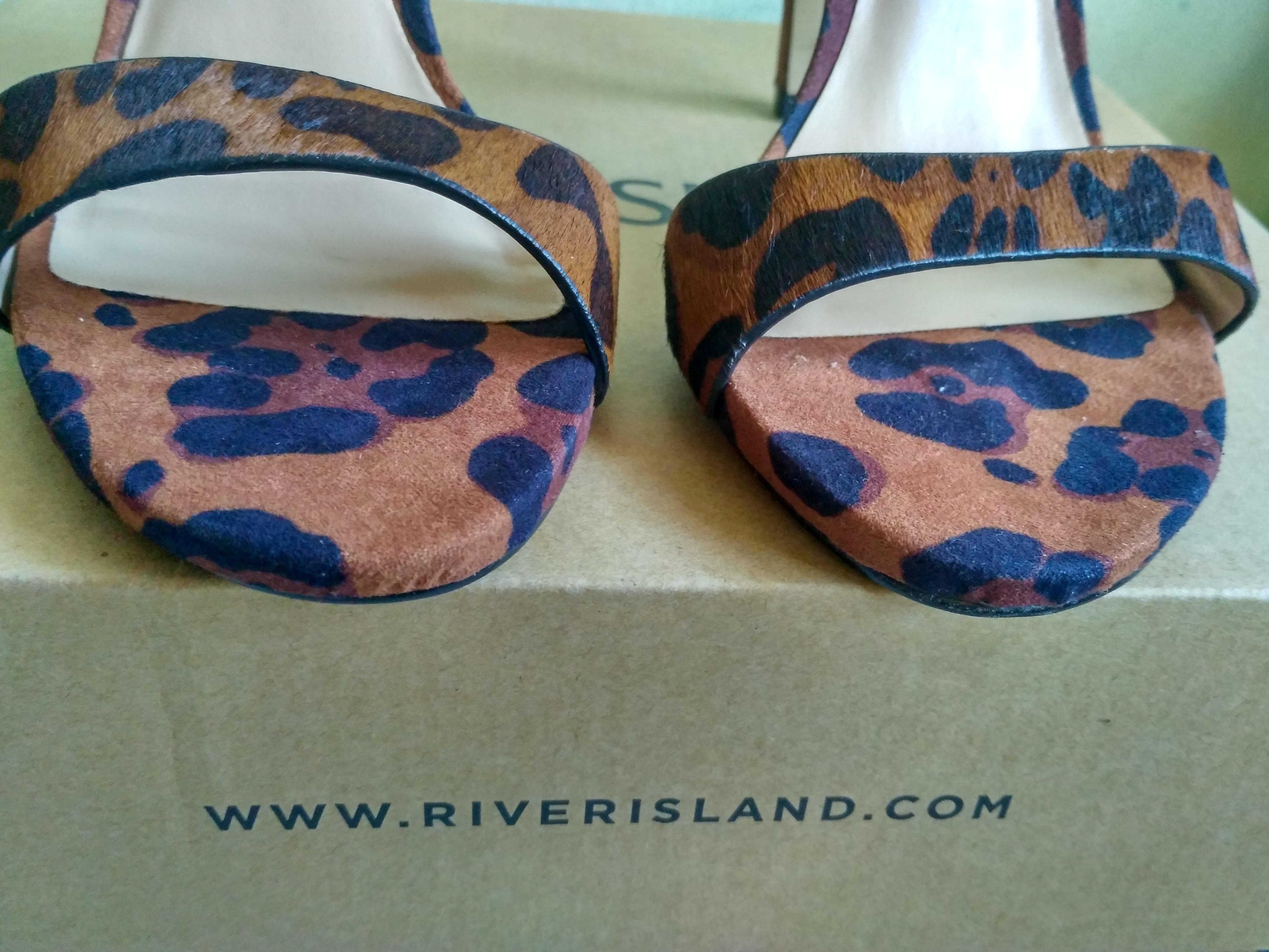 Pantofi toc River Island Leopard Print