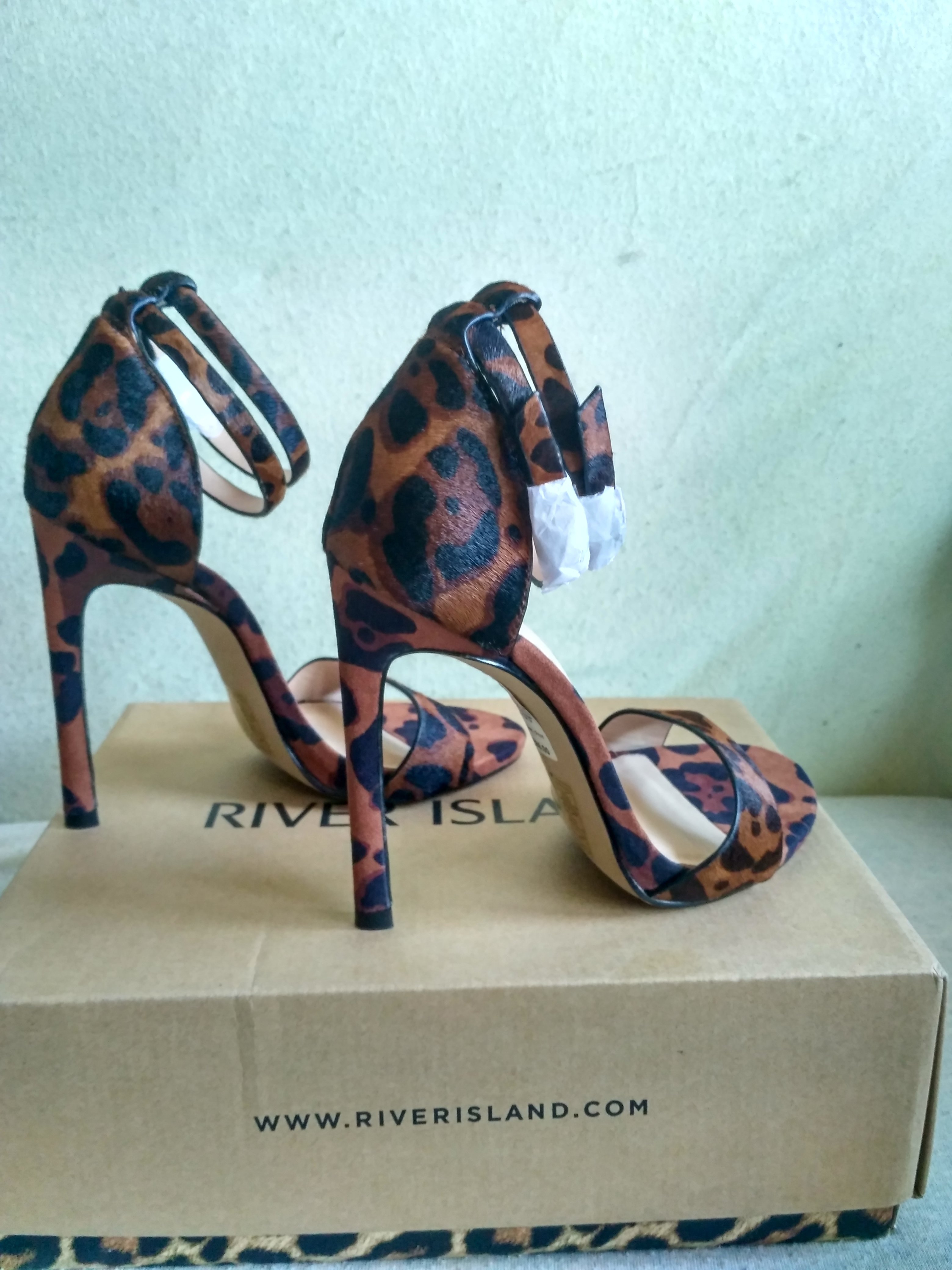 Pantofi toc River Island Leopard Print