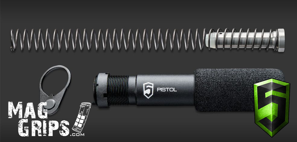 Phase 5 Tactical - AR-15 Complete Pistol Buffer Tube Assembly MG-PBT-CA