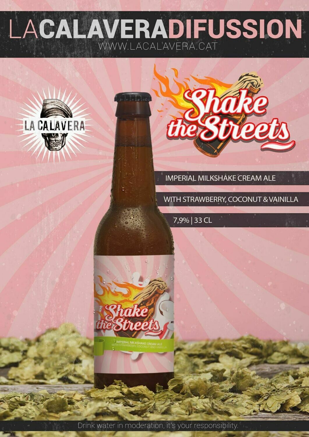 Cerveza Calavera Shake the Streets 33 cl. - Birrak