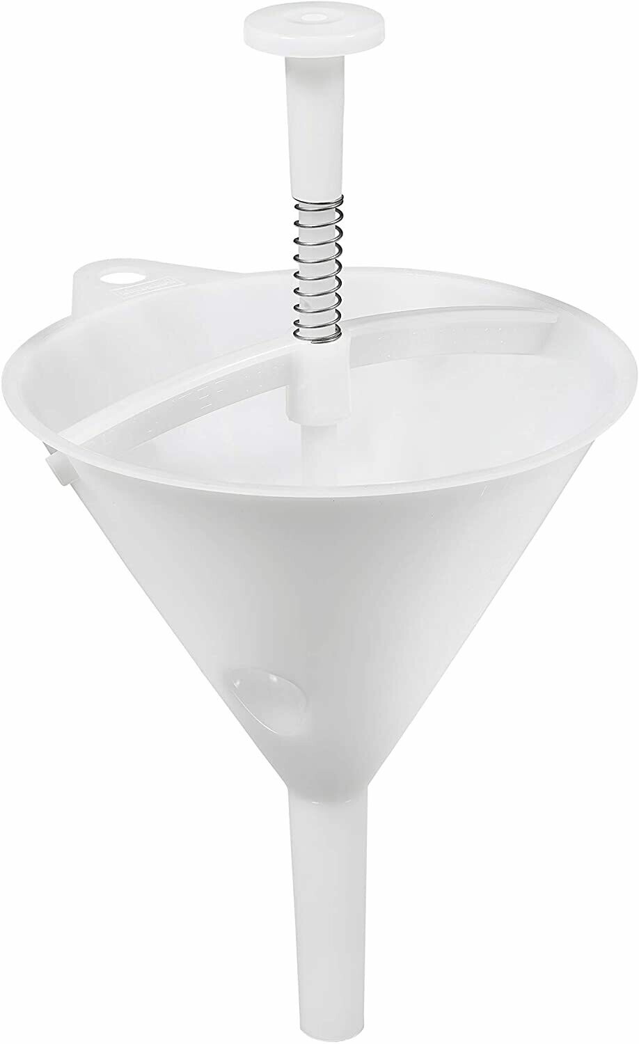 DRYCHTER 2.0 mit Dosier Feder – der Trichter, der Dosiert und Dichtet, weiß DRYCHTER 2.0 mit Dosier Feder – der Trichter, der Dosiert und Dichtet, weiß