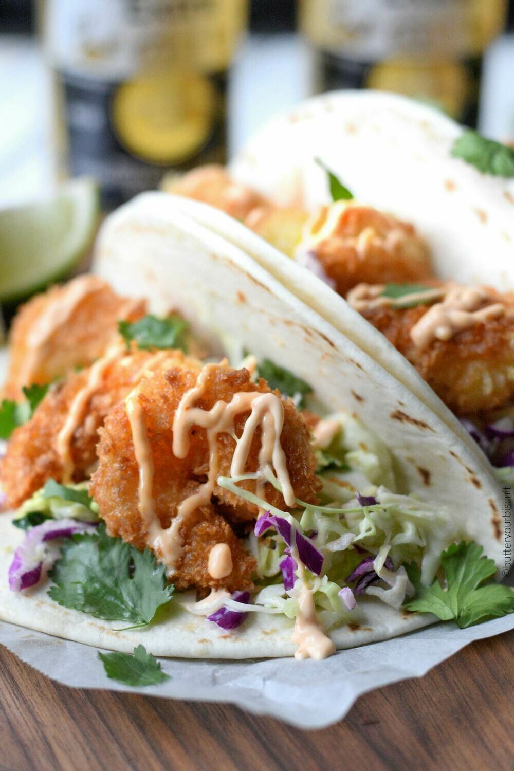 Crispy Prawn Tacos (2)
(lunch 12-3pm) Crispy Prawn Tacos (2)
(lunch 12-3pm)