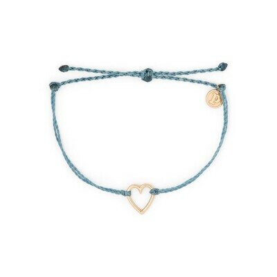 Pura Vida Heart Charm Bracelet - DUSB Pura Vida Heart Charm Bracelet - DUSB