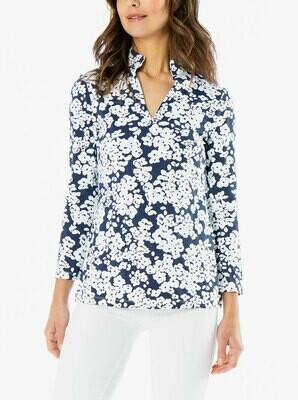 Mahi Gold Mahi Tunic Top Fr Petals Wh Mahi Gold Mahi Tunic Top Fr Petals Wh