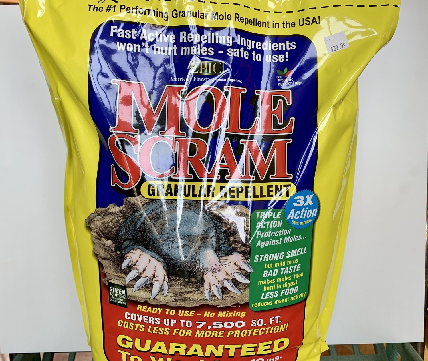 Mole Scram - 7,500sqft Mole Scram - 7,500sqft