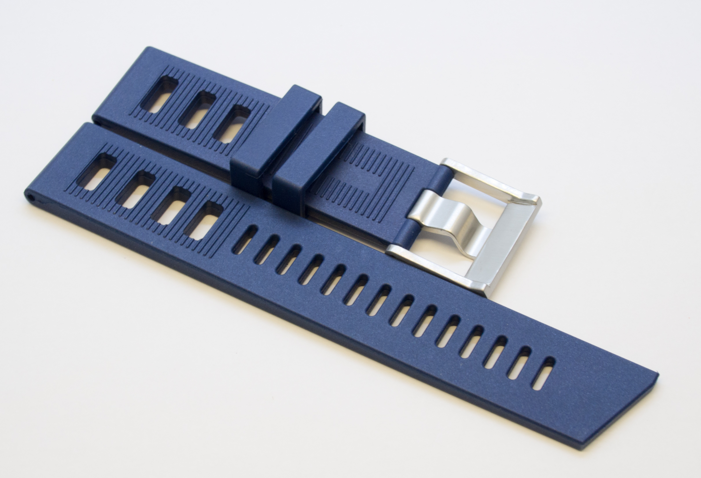 Borealis Rubber Strap 22mm Blue